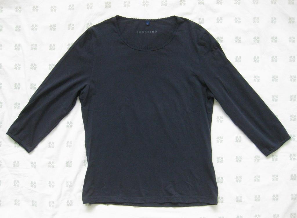 Susskind donkerblauwe top, basic, maat XL 42, Blauw, Maat 42/44 (L), Ophalen of Verzenden, Zo goed als nieuw