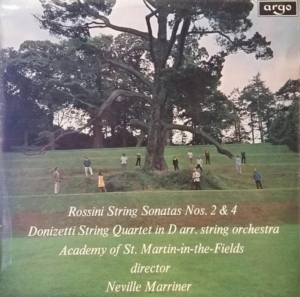 Rossini Donizetti Neville Marriner String Sonatas, Kamermuziek, Ophalen of Verzenden, Zo goed als nieuw, 12 inch