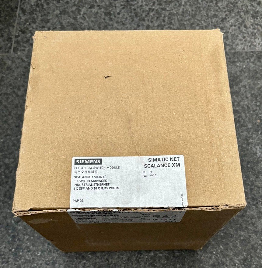 SIEMENS - Simatic - Managed Ethernet Switch - XM416-4C, Ophalen of Verzenden, Zo goed als nieuw