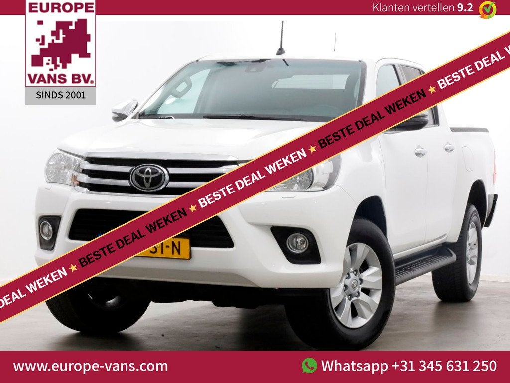 Toyota Hilux 2.4 D-4D-F 150pk E6 4WD 4x4 Double Cab Automaat, Auto's, Toyota, Automaat, Gebruikt, Euro 6, 4 cilinders