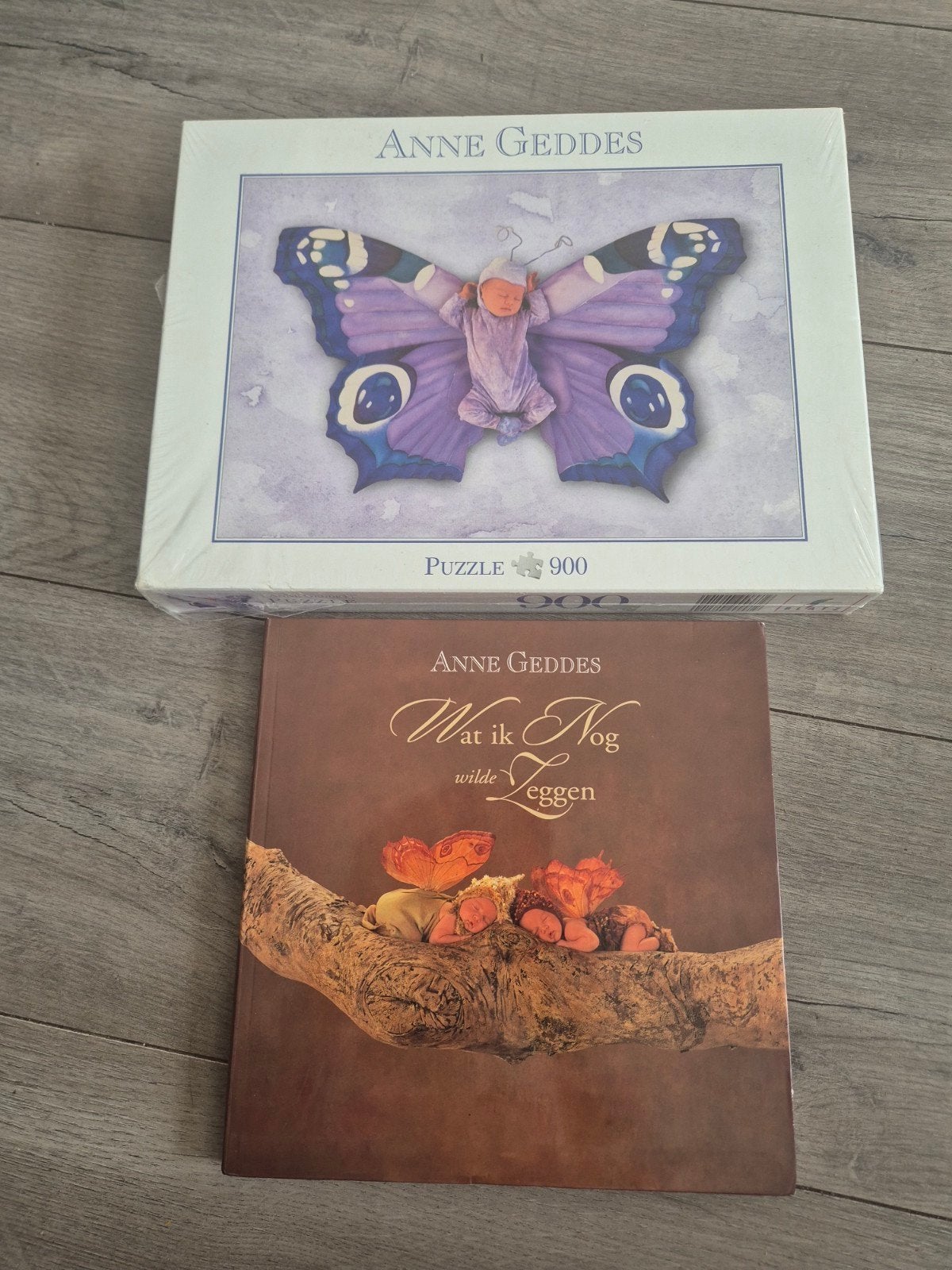 Nieuwe Anne Geddes puzzel, boek en popje, Kinderen en Baby's, Ophalen of Verzenden, Nieuw, Babypop