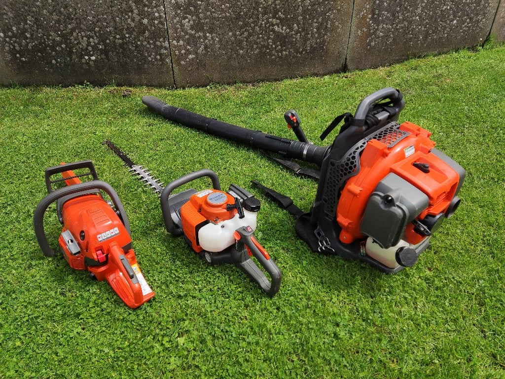 Set HUSQVARNA tuingereedschappen (350BT, 226HD75S, 130), Gebruikt, Overige soorten, Ophalen of Verzenden, Husqvarna