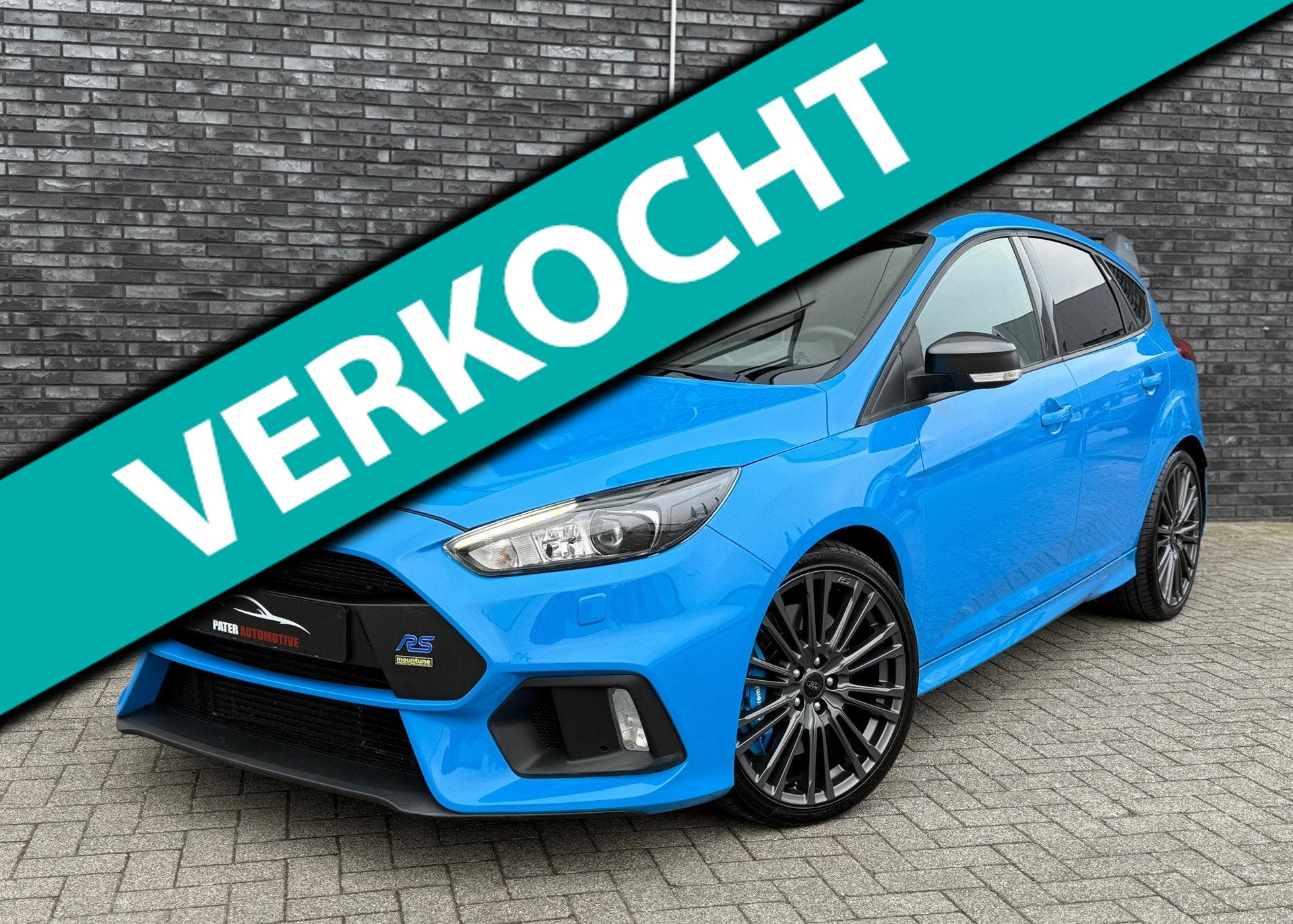 Ford Focus 2.3 RS LSD B&B 1e Eig|mp375 MOUNTUNE|Schaalstoele, Gebruikt, Zwart, 4 cilinders, Blauw