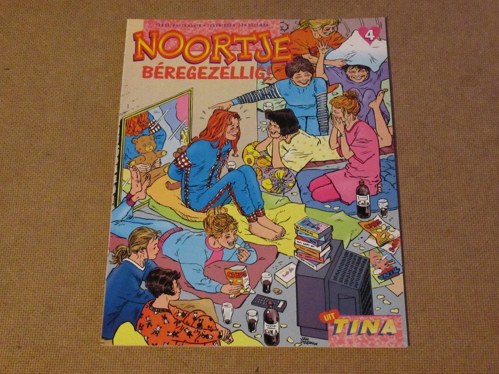 Noortje deel 4 - Béregezellig!, 1e druk 1996, Eén stripboek, Zo goed als nieuw, Jan Steeman en Patty Klein, Verzenden