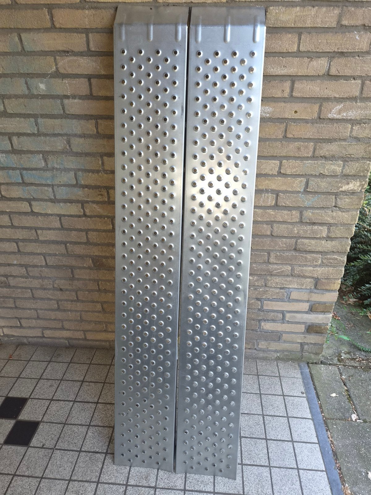 Aluminium Rijplaten - Set van 2 (200kg max), Doe-het-zelf en Verbouw, Ophalen of Verzenden, Gebruikt