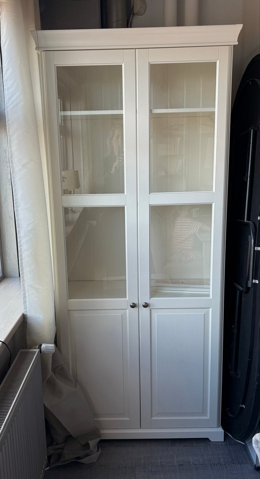 IKEA Liatorp Vitrinekast - Wit, Klassiek Design, Ophalen, Gebruikt
