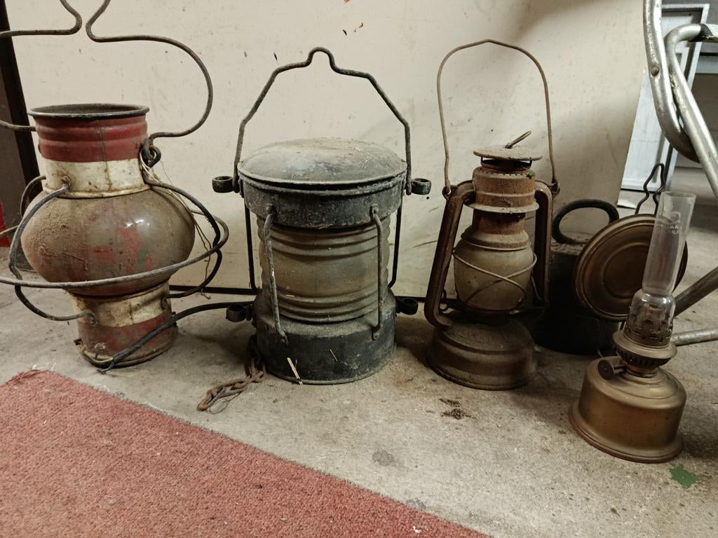 Diverse oude lampen - decoratief en uniek, Ophalen of Verzenden