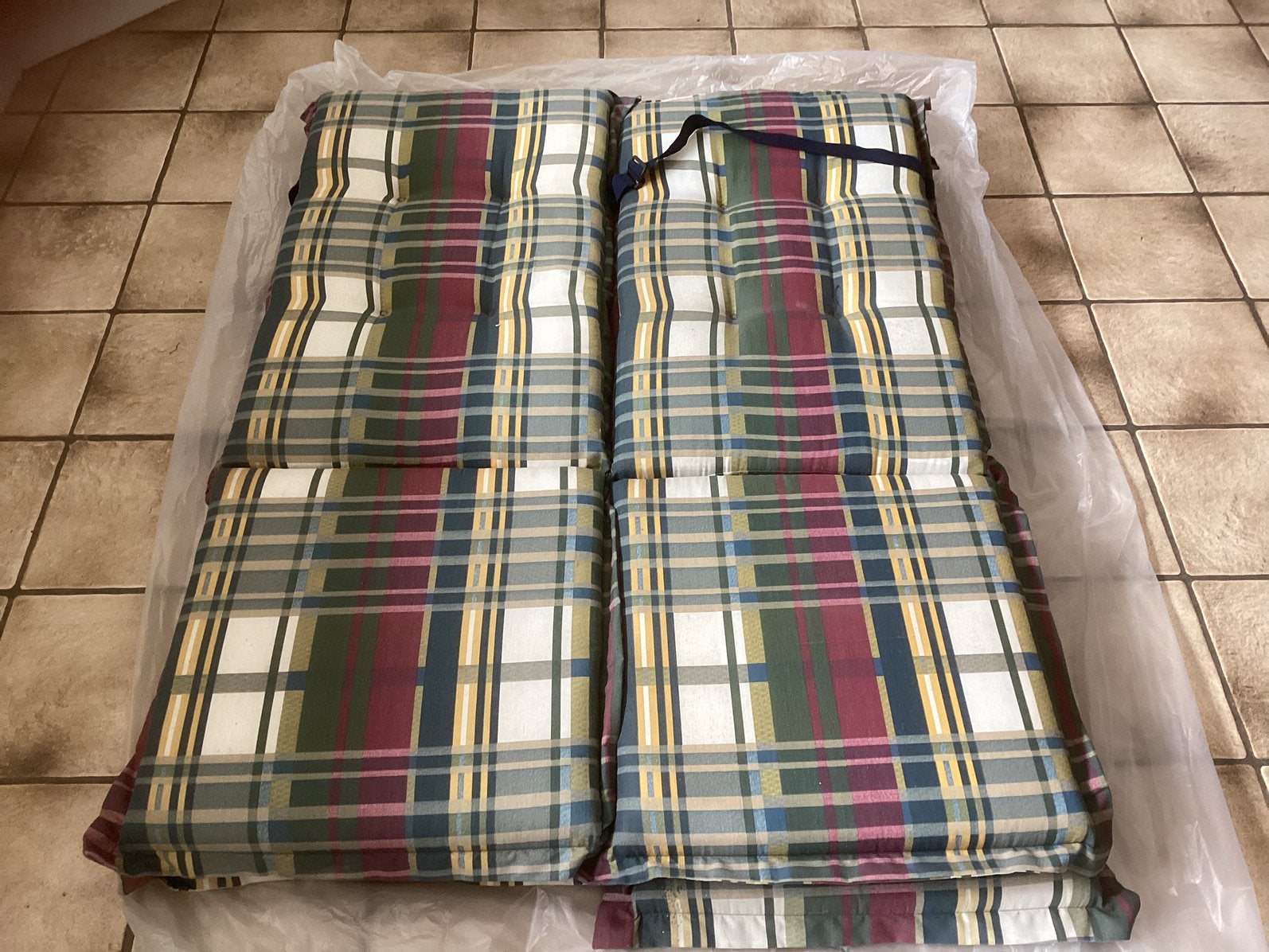 Hoge tuinkussens, Tuin en Terras, Ophalen, Gebruikt