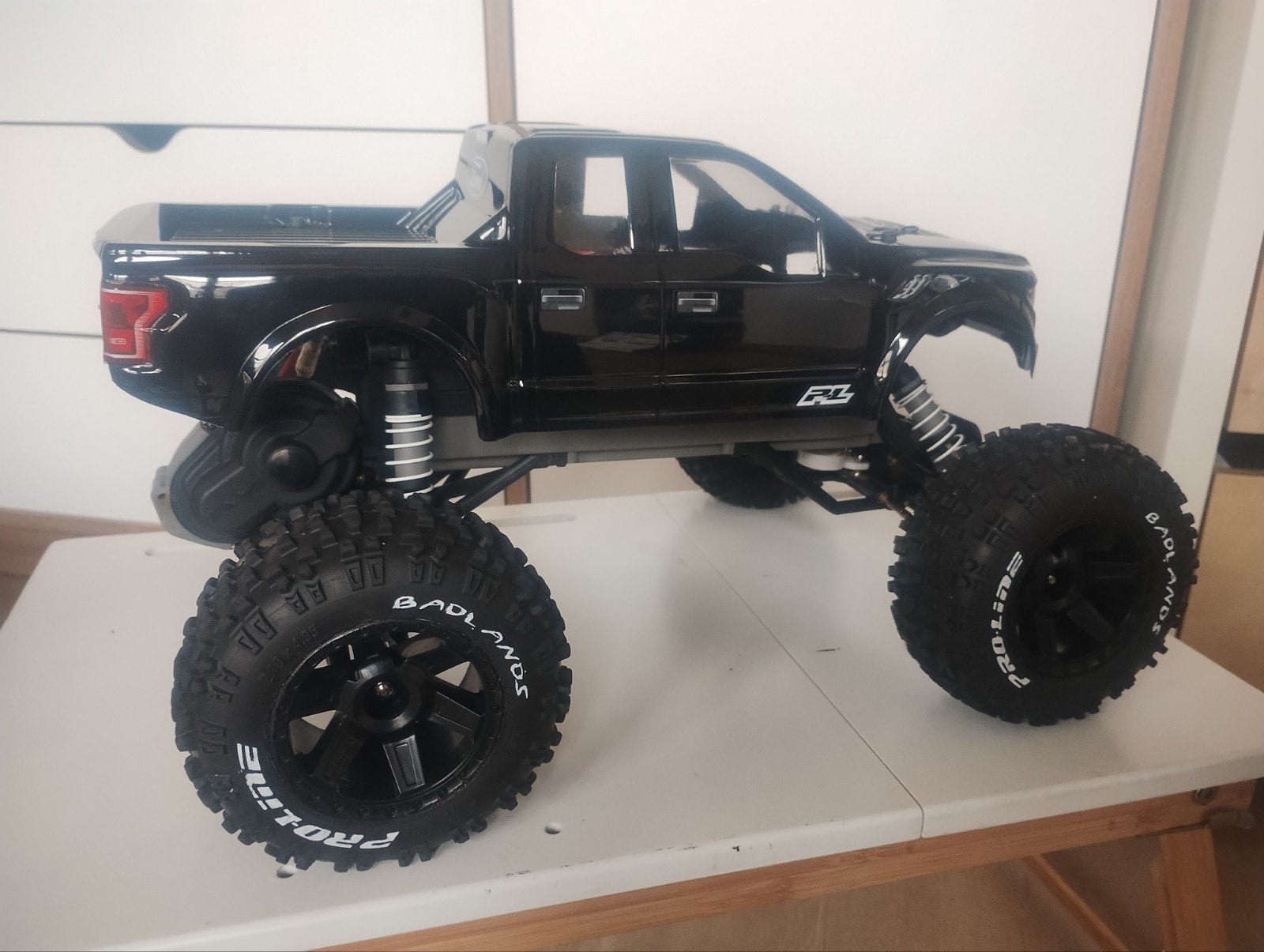 Traxxas Stampede 2WD TITAN met Raptor body, RTR, Elektro, Auto offroad, Ophalen of Verzenden, Zo goed als nieuw