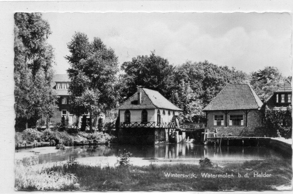 Winterswijk  Watermolen b.d. Helder, Ophalen of Verzenden, 1940 tot 1960, Gelopen, Gelderland