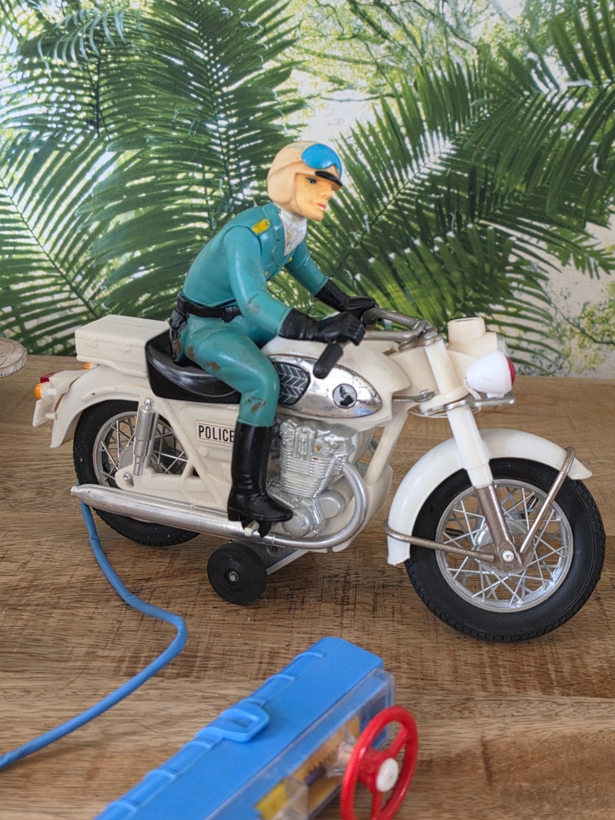 Zeldzame Vintage Bandai Police Honda Motorfiets Jaren '1970s, Antiek en Kunst, Ophalen of Verzenden