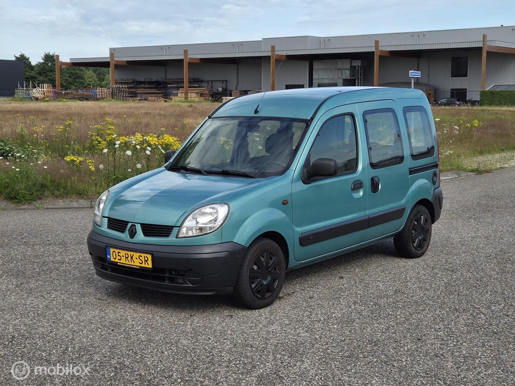 Renault Kangoo combi 1.6-16V Kaleido dubbele schuifdeur, Gebruikt, Elektrische ramen, 49 €/maand, Origineel Nederlands