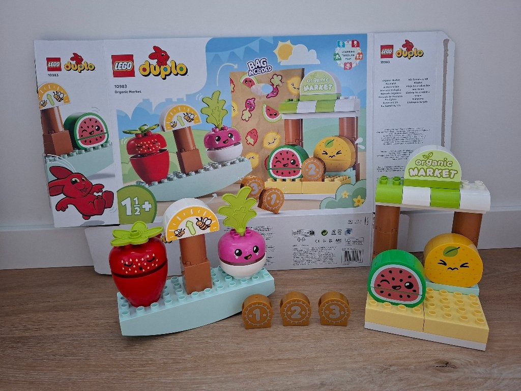 Lego Duplo Biomarkt, 10983, Inclusief instructies, Gebruikt, Overige thema's, Ophalen of Verzenden