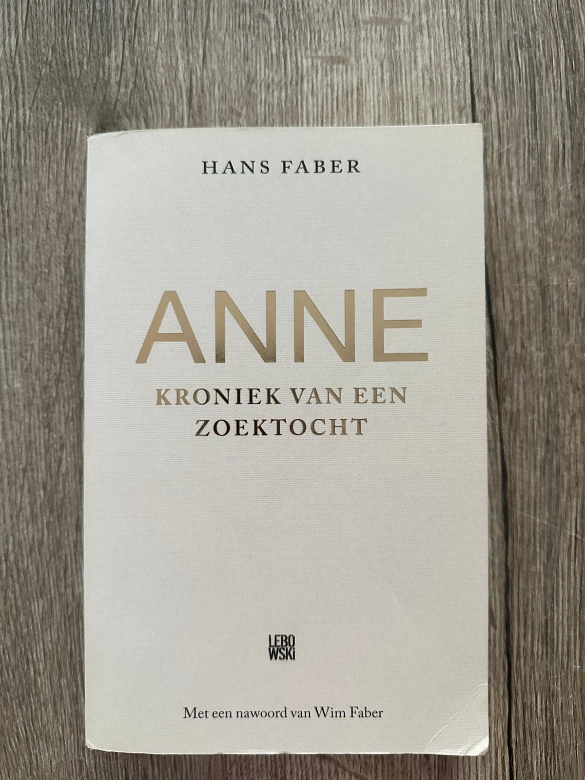 Hans Faber - Anne, Ophalen of Verzenden, Gebruikt