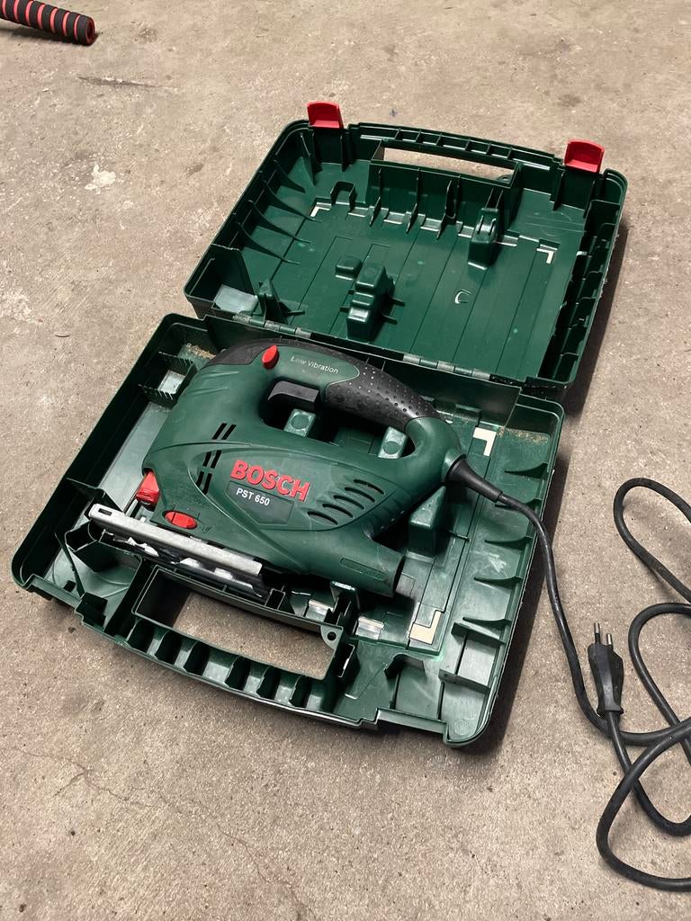 Bosch PST 650 Decoupeerzaag met koffer, Ophalen, Gebruikt, Decoupeerzaag, 30 tot 70 mm
