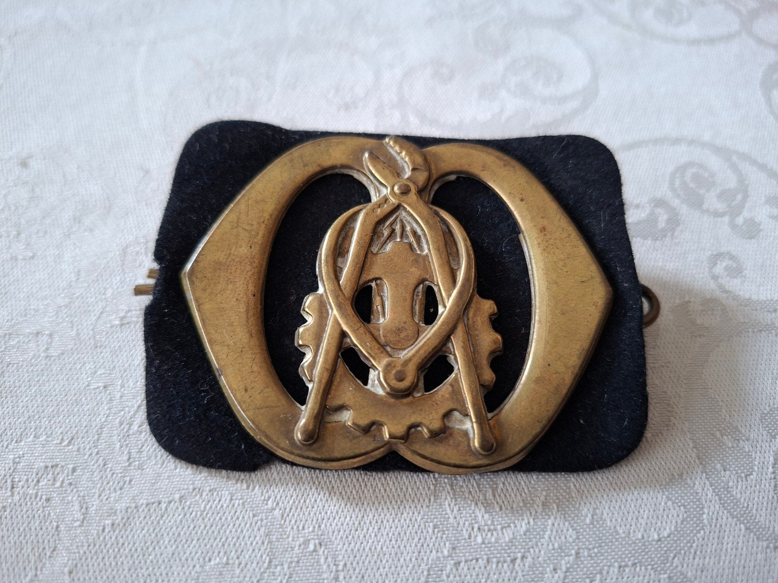 Baretembleem 1950 Technische Dienst (46), Verzenden, Landmacht, Nederland, Embleem of Badge