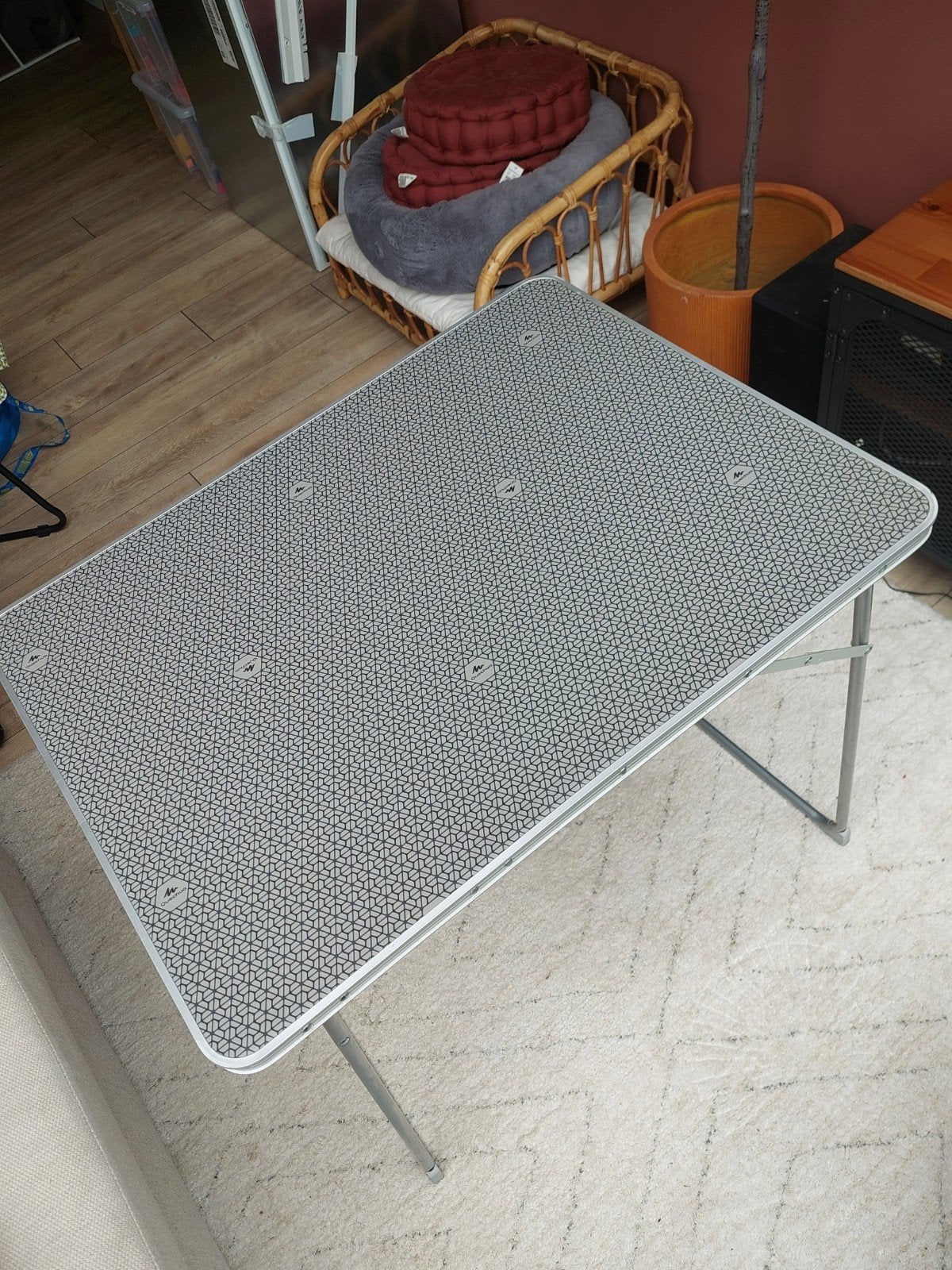 decathlon kampertafeltje inklapbaar Quechua, Ophalen, Gebruikt, Campingtafel