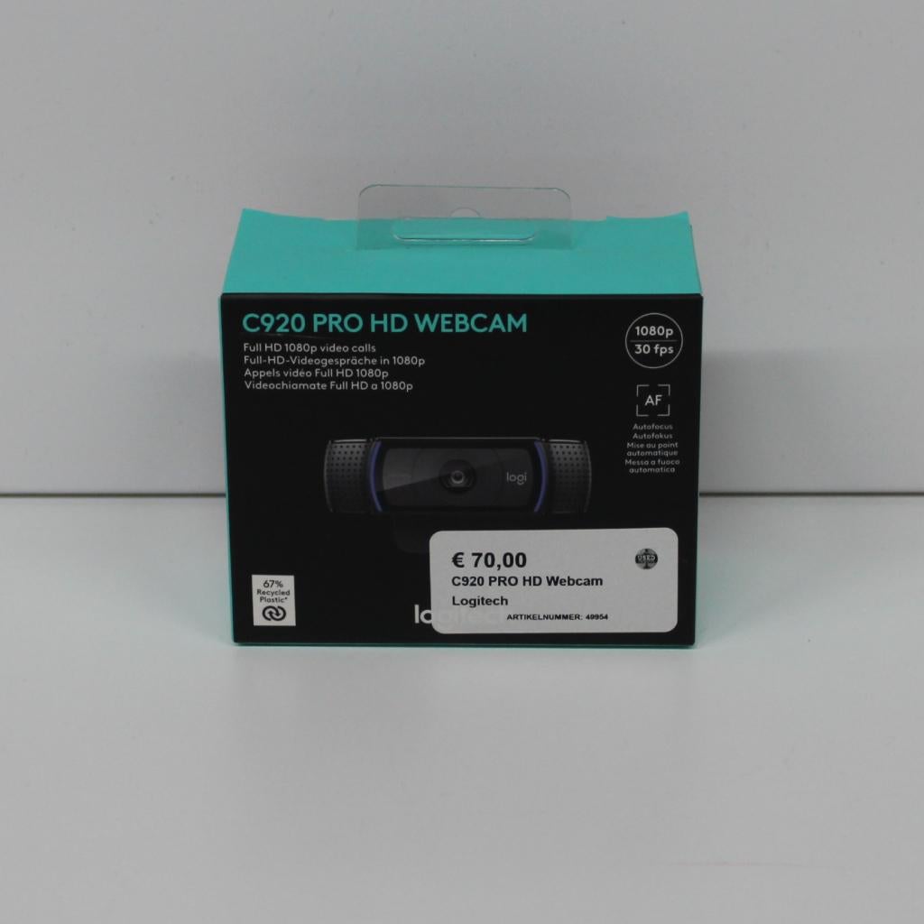 C920 PRO HD Webcam Logitech Nieuw, Logitech, Nieuw, Support@logitech.com, EPFL - Quartier de l'Innovation
Daniel Borel Innovation Center
1015 Lausanne
Switzerland