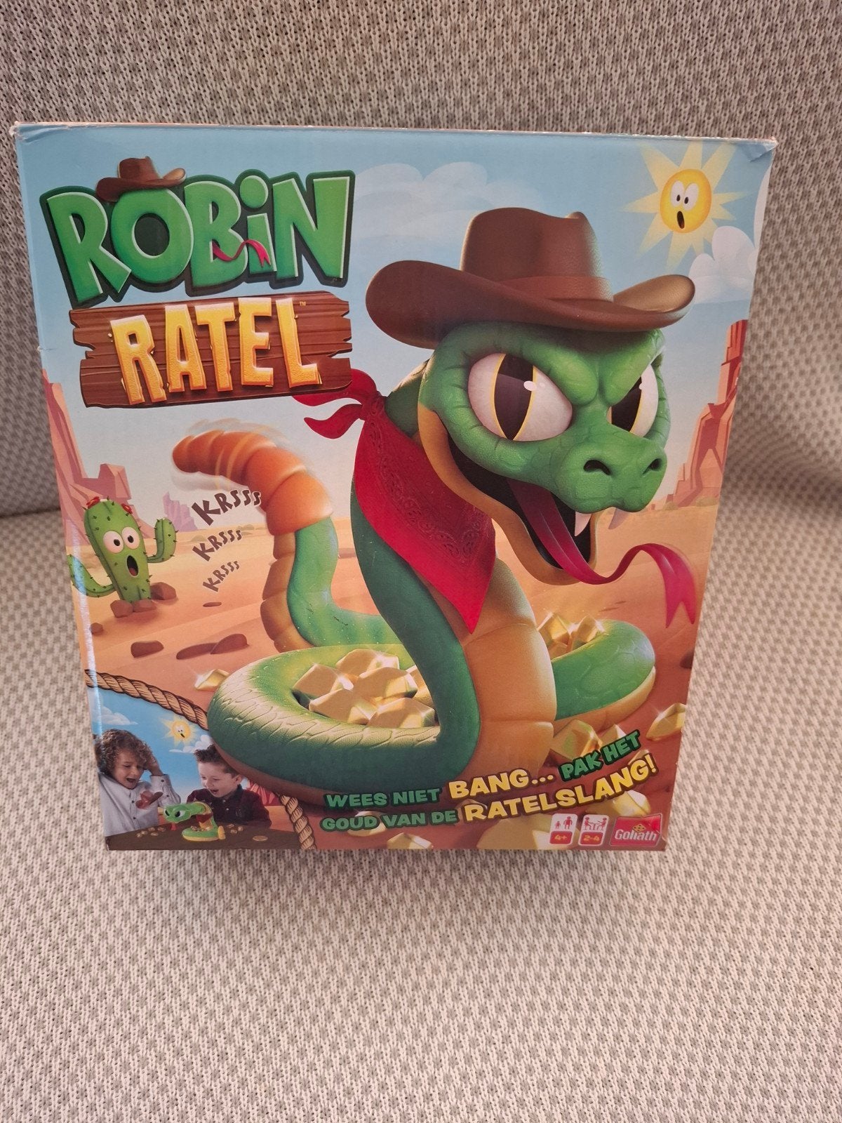 Robin Ratel - Pak het goud van de ratelslang!, Drie of vier spelers, Ophalen of Verzenden, Zo goed als nieuw, Goliath