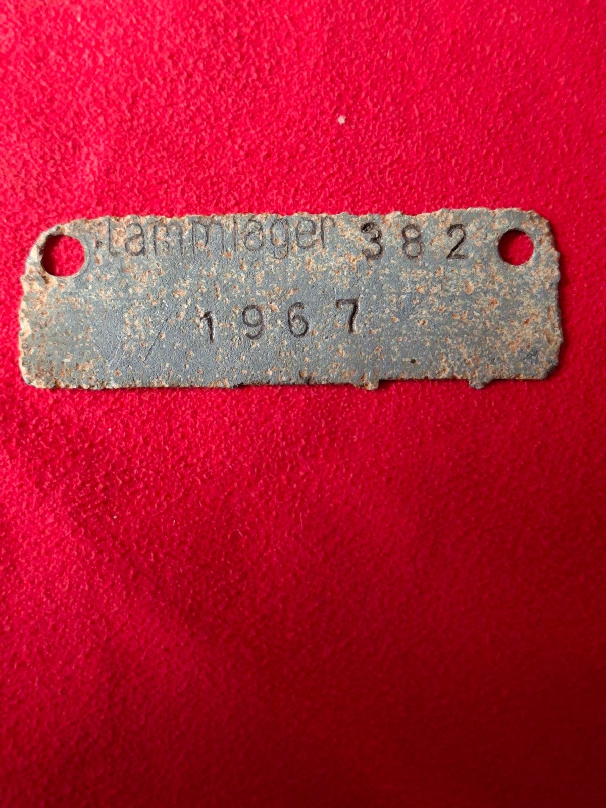 stammlager 382 halve EKM, Verzamelen, Ophalen of Verzenden, Landmacht, Duitsland, Embleem of Badge