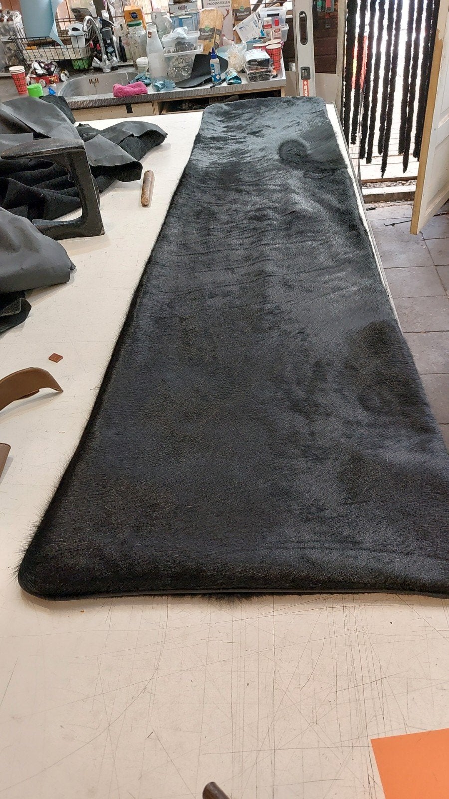 Lc4 Le Corbusier nieuwe Huid & Nekrol uit eigen Ateli, Huis en Inrichting, Minder dan 50 cm, Leer, Design, Nieuw