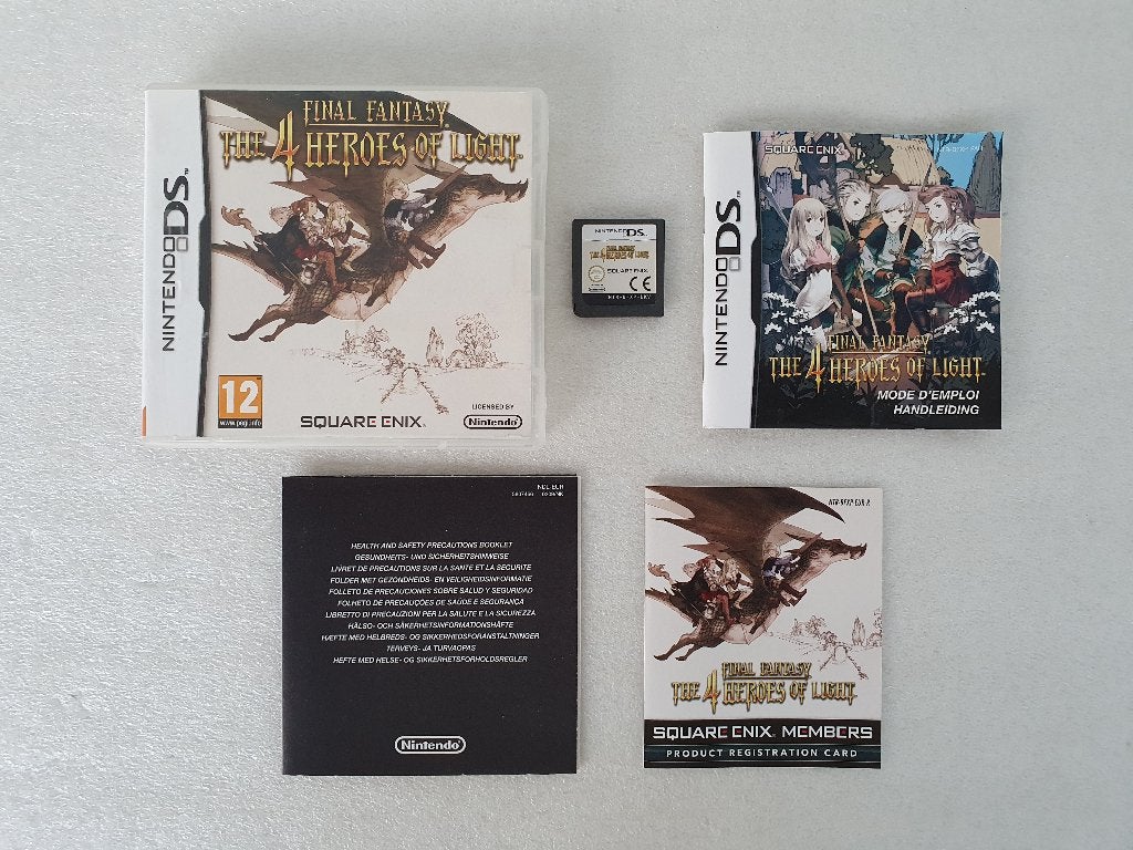 Nintendo DS: Final Fantasy - The 4 Heroes of Light, Gebruikt, 1 speler, Ophalen of Verzenden, Role Playing Game (Rpg)