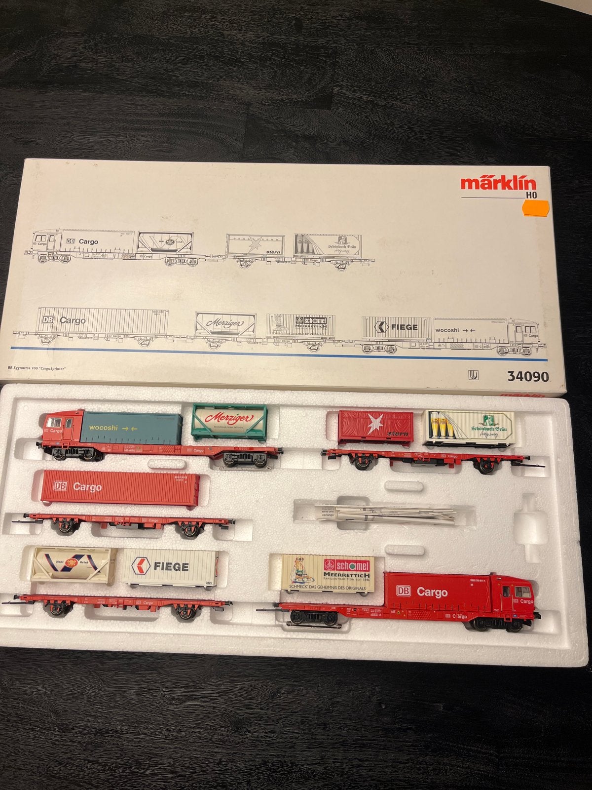 Märklin H0 Treinset 34090 - DB Cargo met diverse wagons, Wisselstroom, Treinset, Nieuw, Ophalen of Verzenden