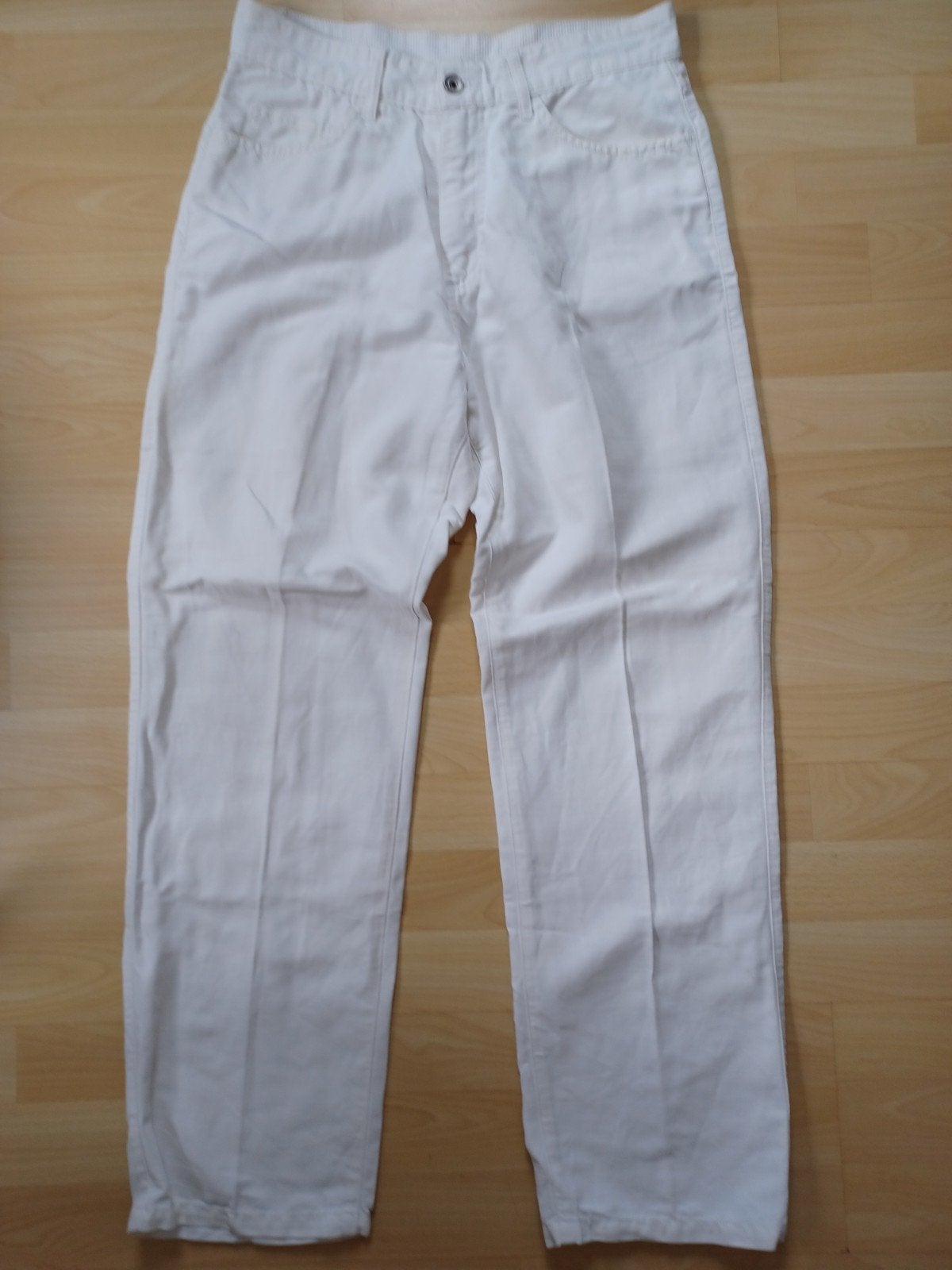 Witte heren broek 38/ 30, Kleding | Heren, Wit, Ophalen of Verzenden, Zo goed als nieuw, Cello jeans