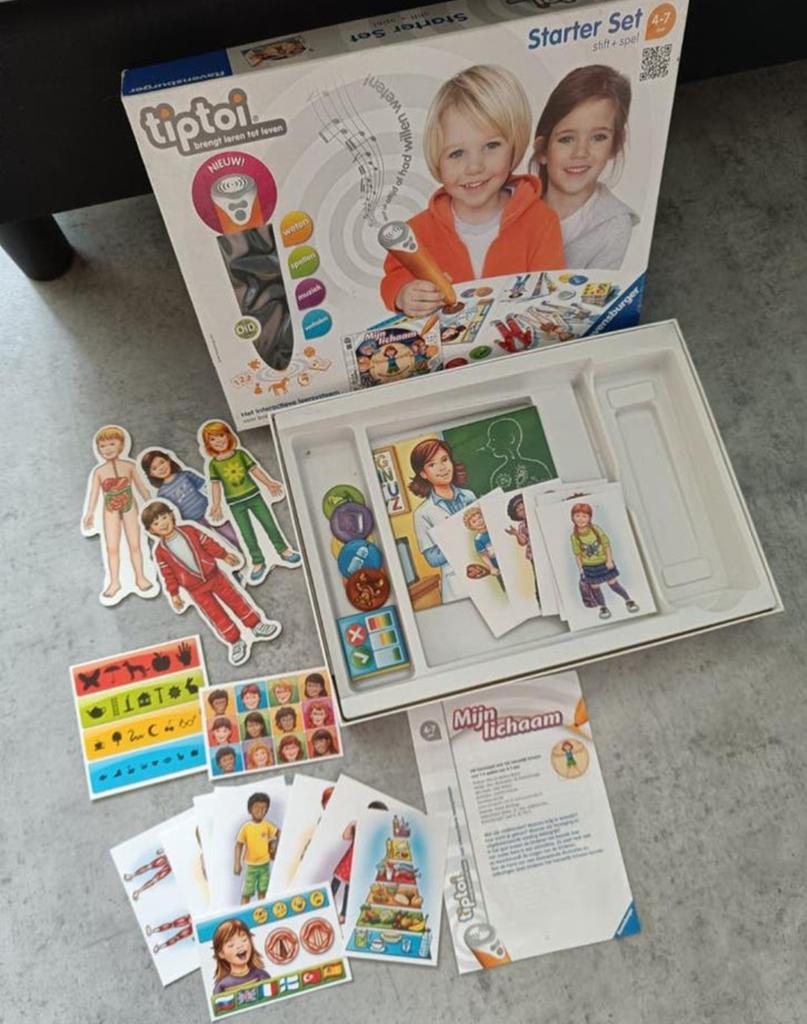 Tiptoi Starter Set + Mijn Lichaam spel (Ravensburger), Kinderen en Baby's, Speelgoed | Educatief en Creatief, Ophalen of Verzenden