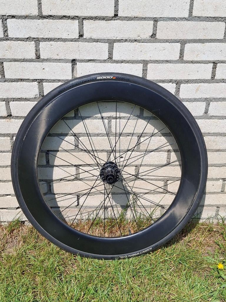 Carbon racefietswielen schijfrem, Gebruikt, Giant, Racefiets, Carbon