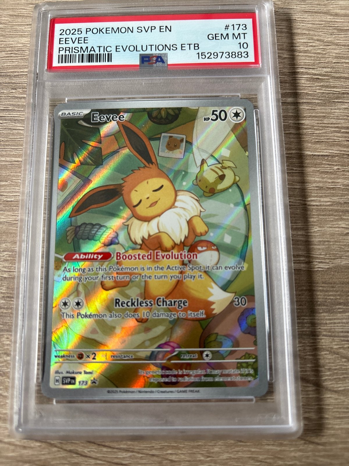 PSA 10 Eevee Prismatic Evolutions promo
