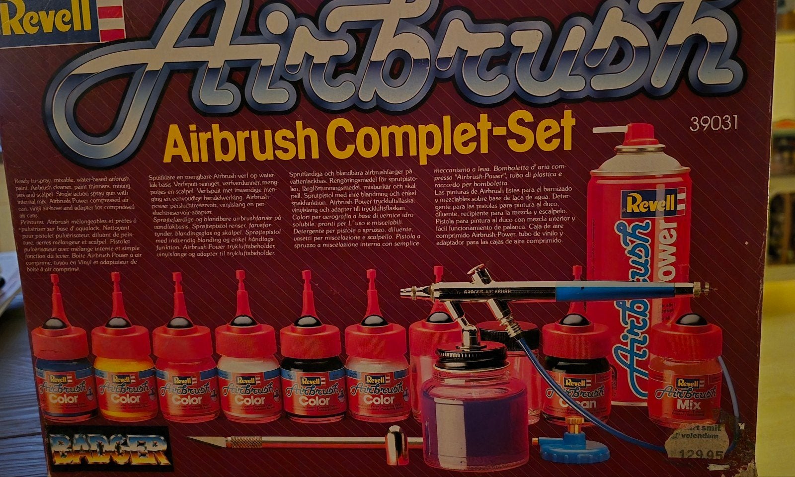 Revell Airbrush Complet-Set - Vintage Airbrush Set, Ophalen, Gebruikt, Airbrush en Toebehoren