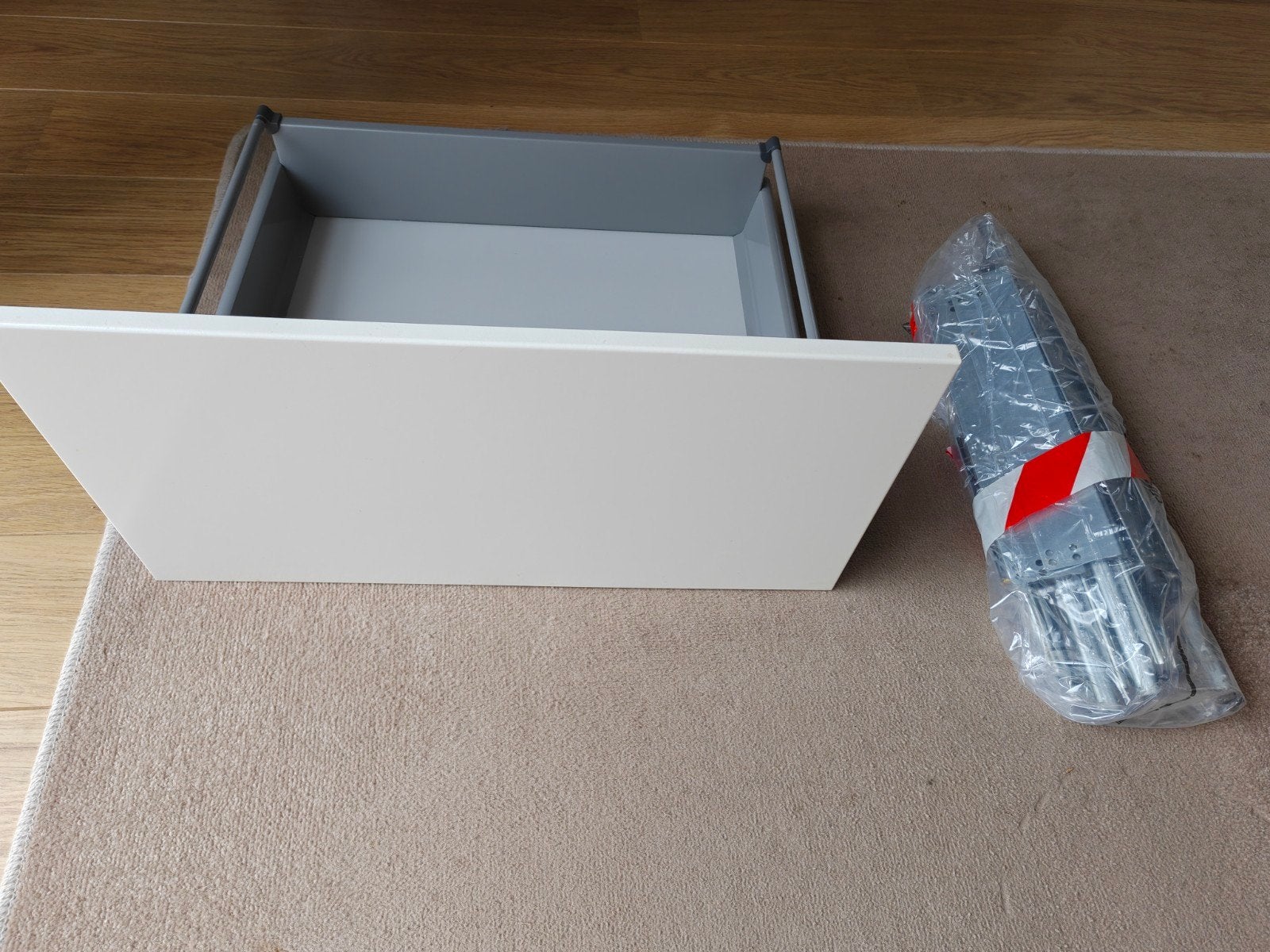 4 x IKEA Rationell laden met geleiders, Ophalen, 1 of 2 laden, Overige materialen, Nieuw