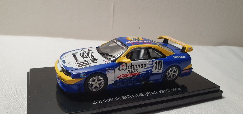 Ebbro Nissan Skyline GT-R (R33) JGTC 1995 Johnson wax, Verzenden, Nieuw, Auto, Overige merken