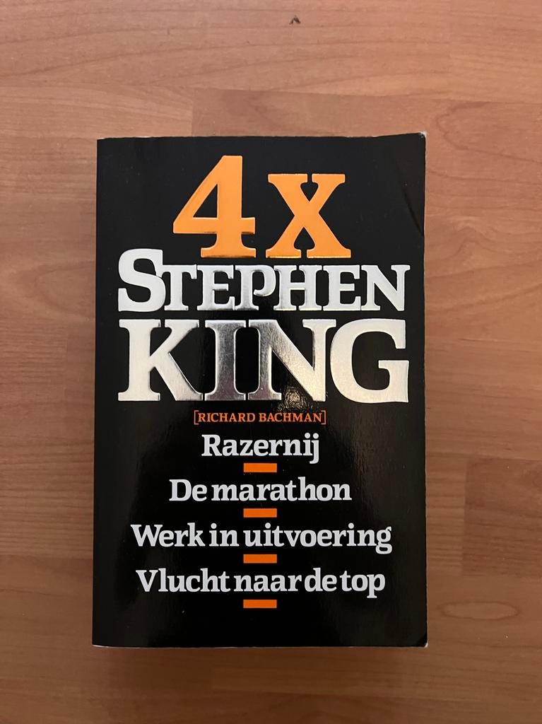 4x Stephen King (Richard Bachman) - Thriller Boek, Boeken, Ophalen of Verzenden, Gelezen, Nederland