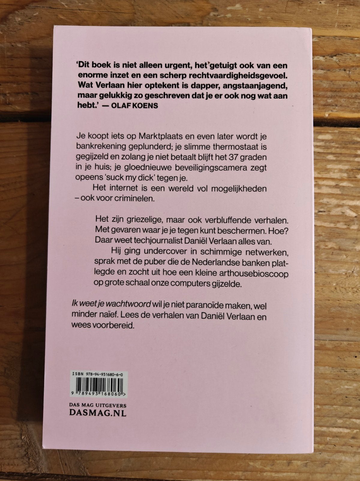 Ik weet je wachtwoord., Boeken, Ophalen of Verzenden, Zo goed als nieuw