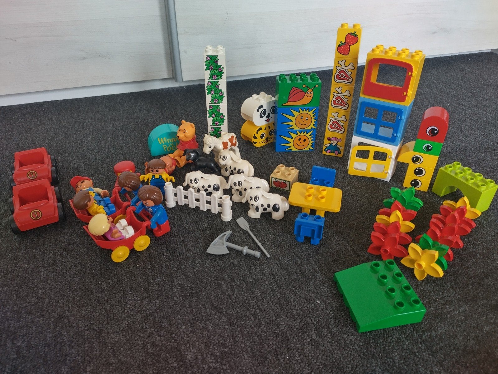 Verzameling Duplo veel blokjes + diversen, Ophalen of Verzenden, Gebruikt, Duplo