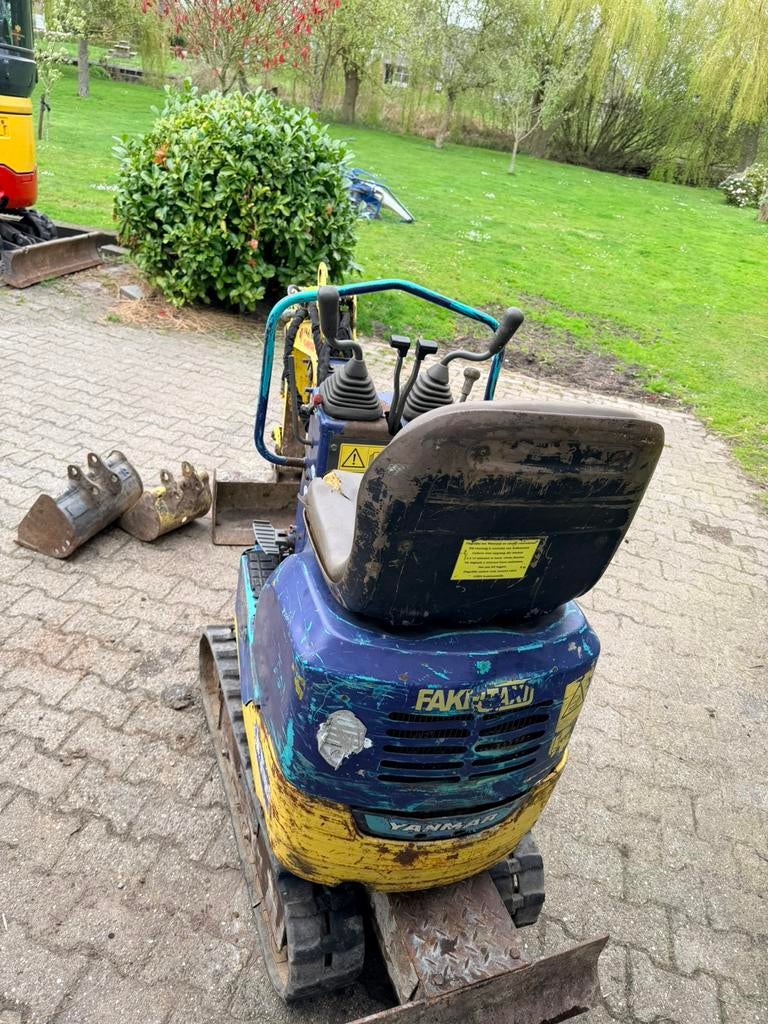 Yanmar sv mini graafmachine mini graver MARGE! 56 breed smal, Ophalen of Verzenden, Graafmachine