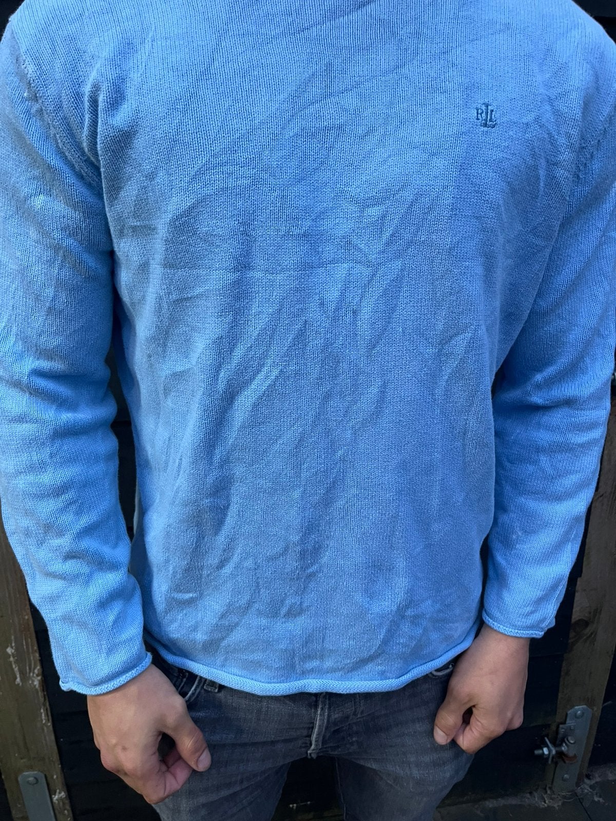 Ralph lauren trui, Kleding | Heren, Truien en Vesten, Ophalen of Verzenden, Zo goed als nieuw, Maat 56/58 (XL), Blauw