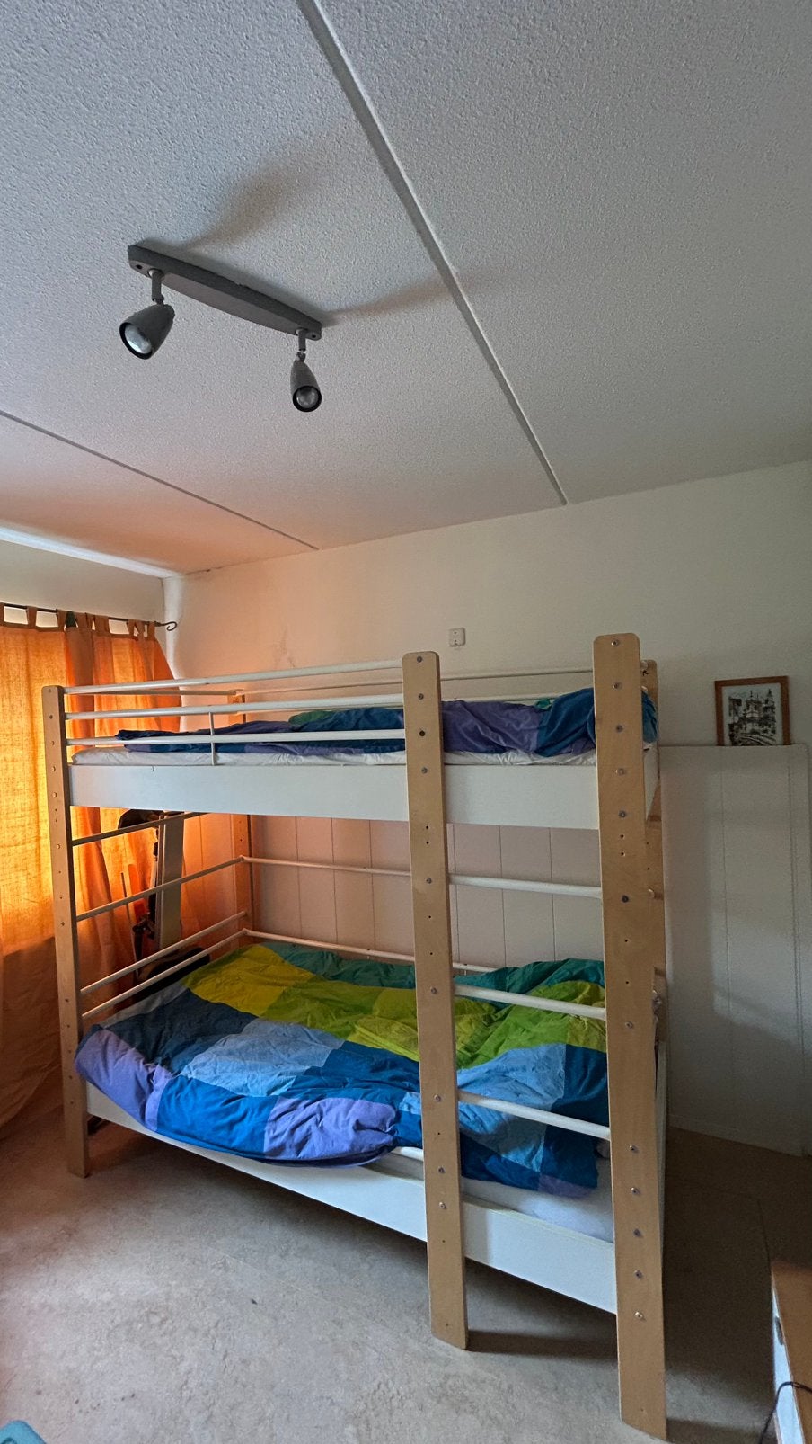 Ikea stapelbed, Huis en Inrichting, Slaapkamer | Stapelbedden en Hoogslapers, Ophalen, 90 cm, 160 tot 180 cm, Tweepersoons