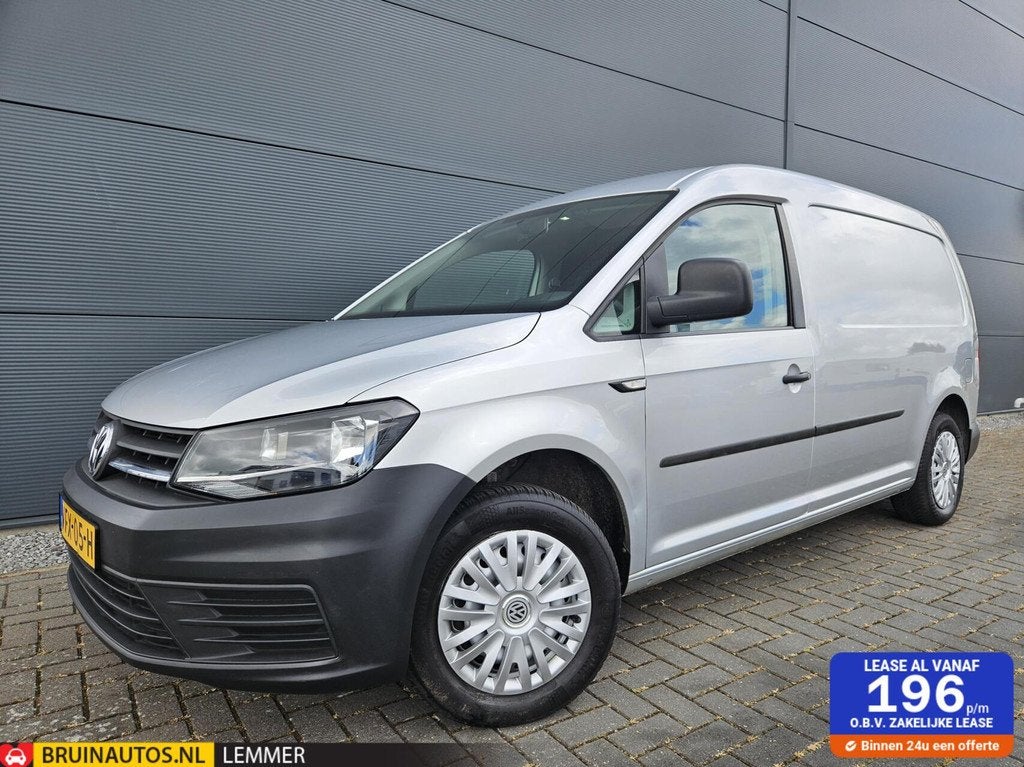 Volkswagen Caddy 2.0 TDI L2H1 Maxi Airco Nav Koeling, Auto's, Stof, Gebruikt, Euro 6, 4 cilinders