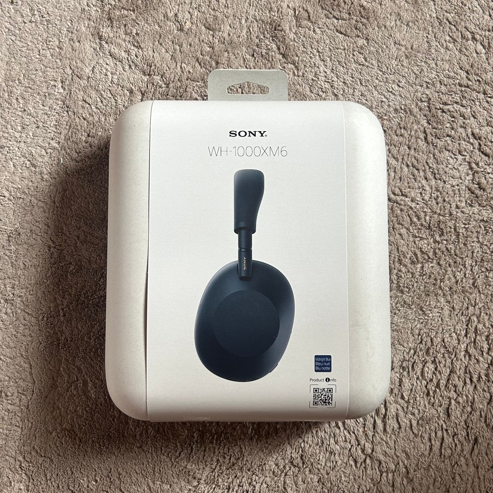 Sony wh-1000xm6 Midnight Blue, Ophalen of Verzenden, Zo goed als nieuw, Sony