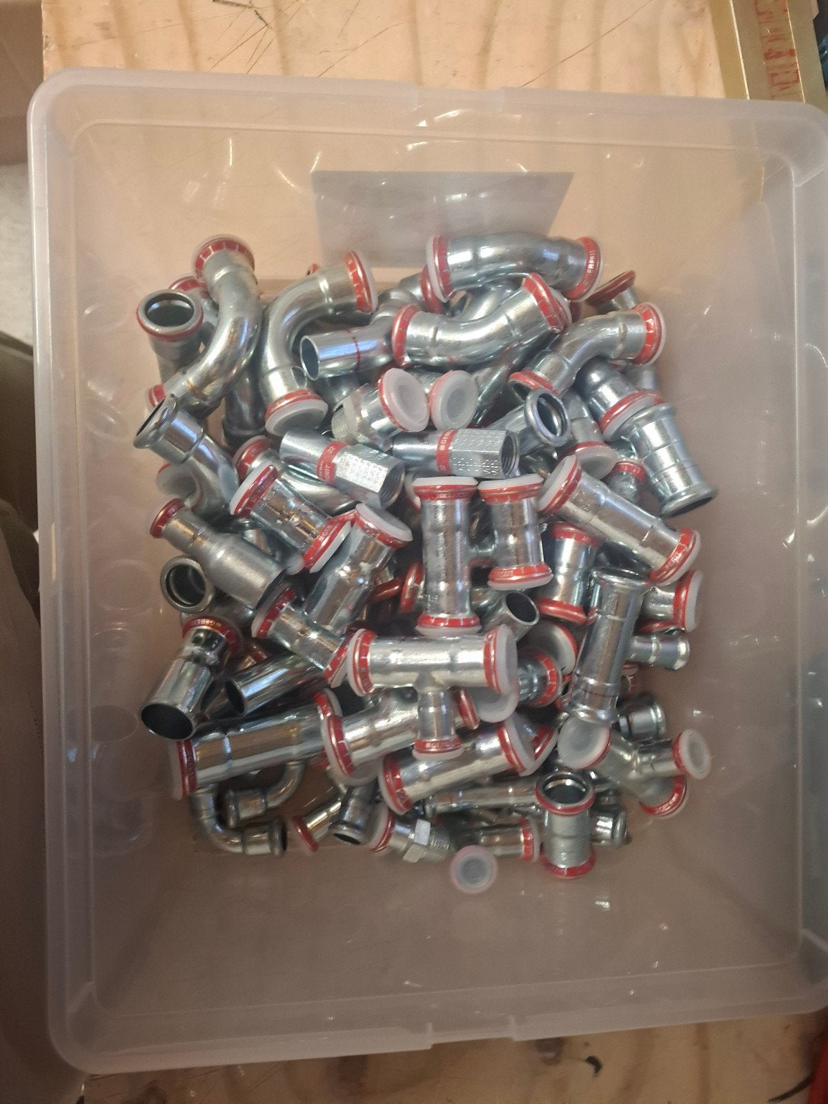 diverse mapress koppelingen cstaal 28, 22 en 15, Ophalen of Verzenden, Nieuw, Overige typen