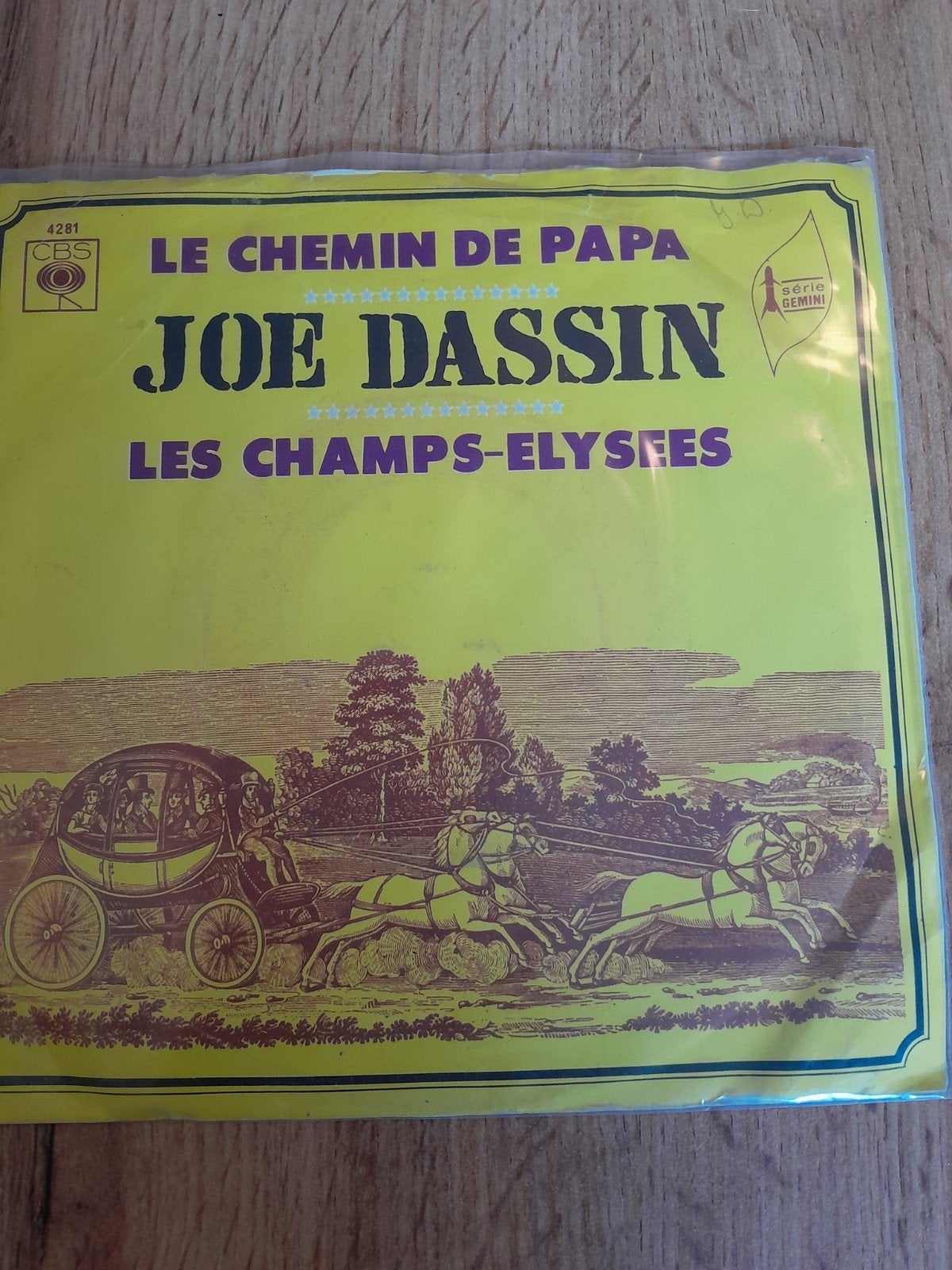 joe dassin 7 inch les champs elyses, Ophalen of Verzenden, Zo goed als nieuw, Pop