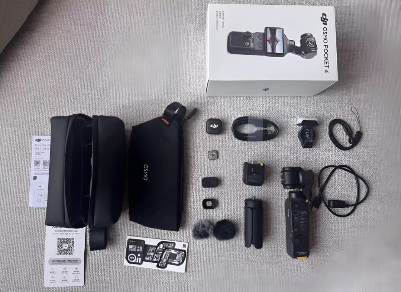 Dji osmo pocket 4 creator combo nieuw, Ophalen of Verzenden, Zo goed als nieuw