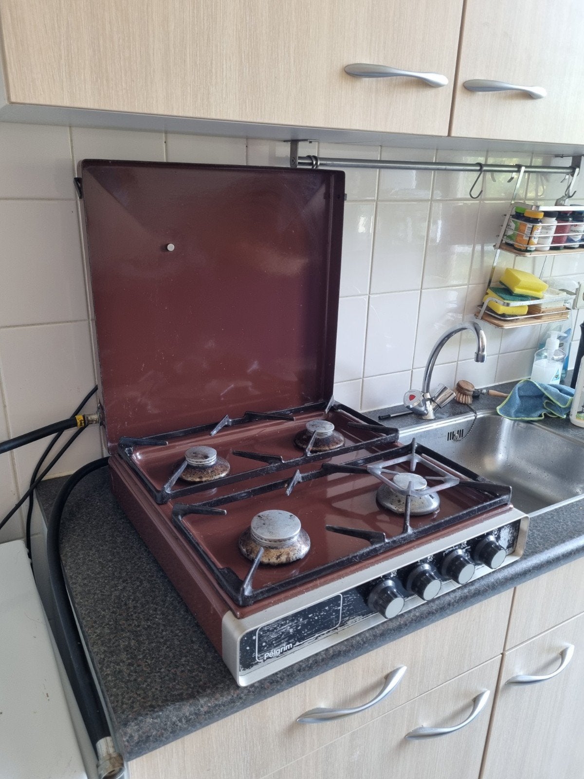 gasfornuis gasstel 4 pitten, Ophalen, Gebruikt, Minder dan 85 cm, 4 kookzones