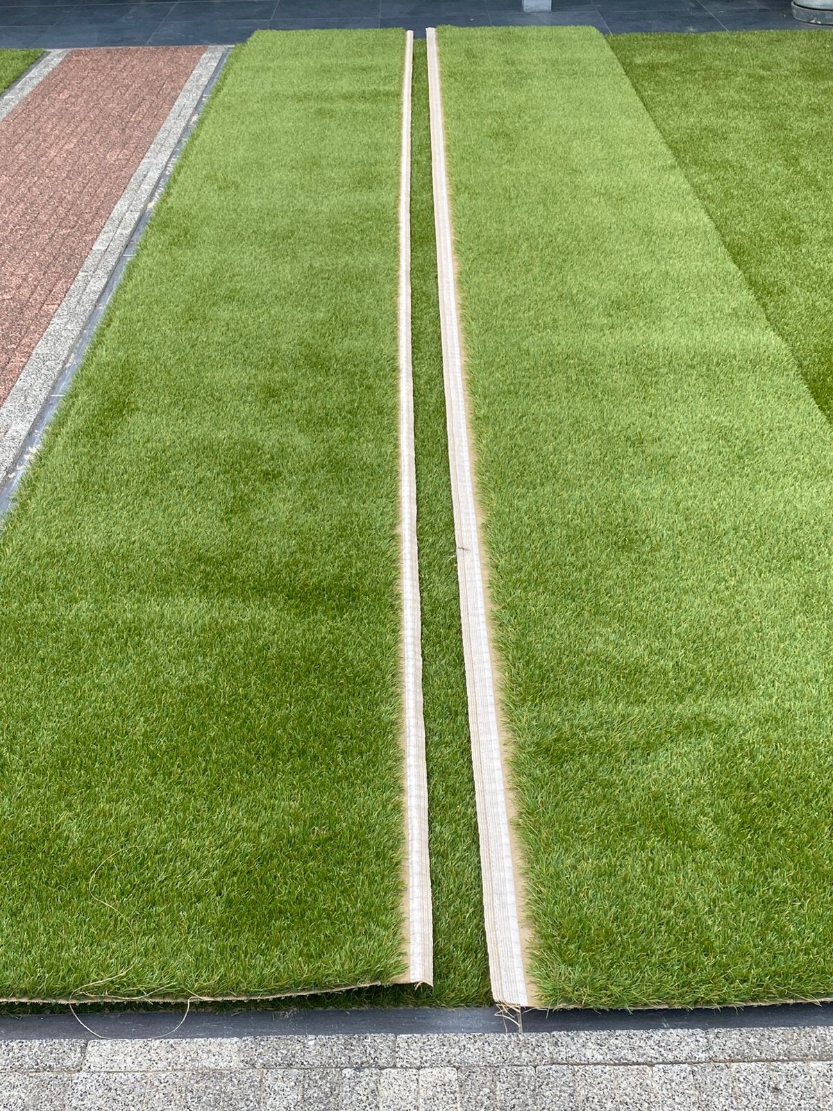 Royal Grass Lush – 2x Reststuk Kunstgras, Tuin en Terras, Gras en Kunstgras, Ophalen, Nieuw, Minder dan 10 m²