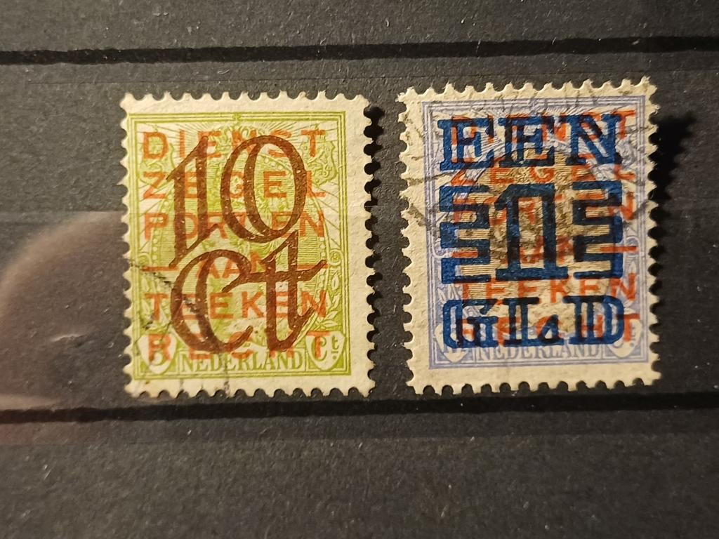 Nederland NVPH 132-133 gestempeld, Ophalen of Verzenden, Na 1940, Gestempeld
