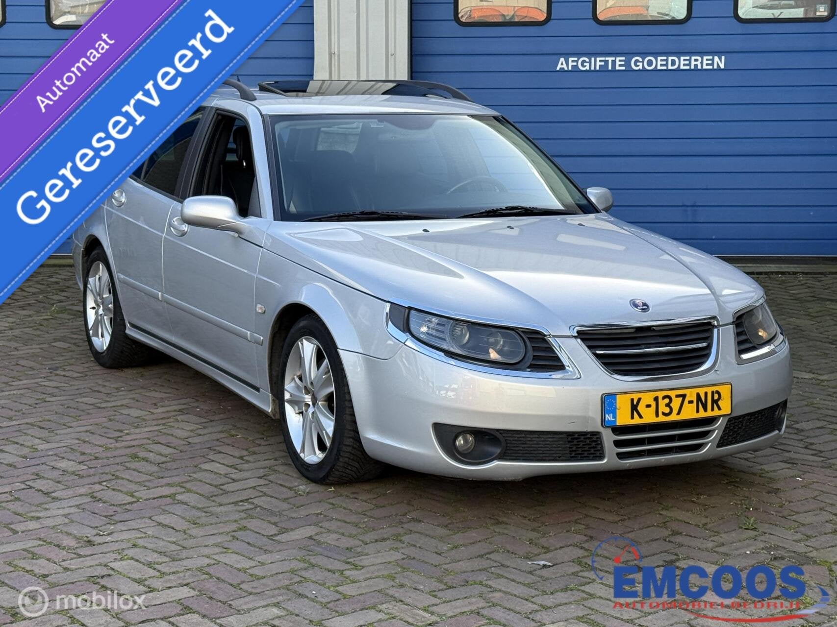 Saab 9-5 Estate 2.3 Turbo Aero 260PK * Automaat * Schuif-kan, Auto's, 4 cilinders, 2290 cc, 93 €/maand, Euro 4