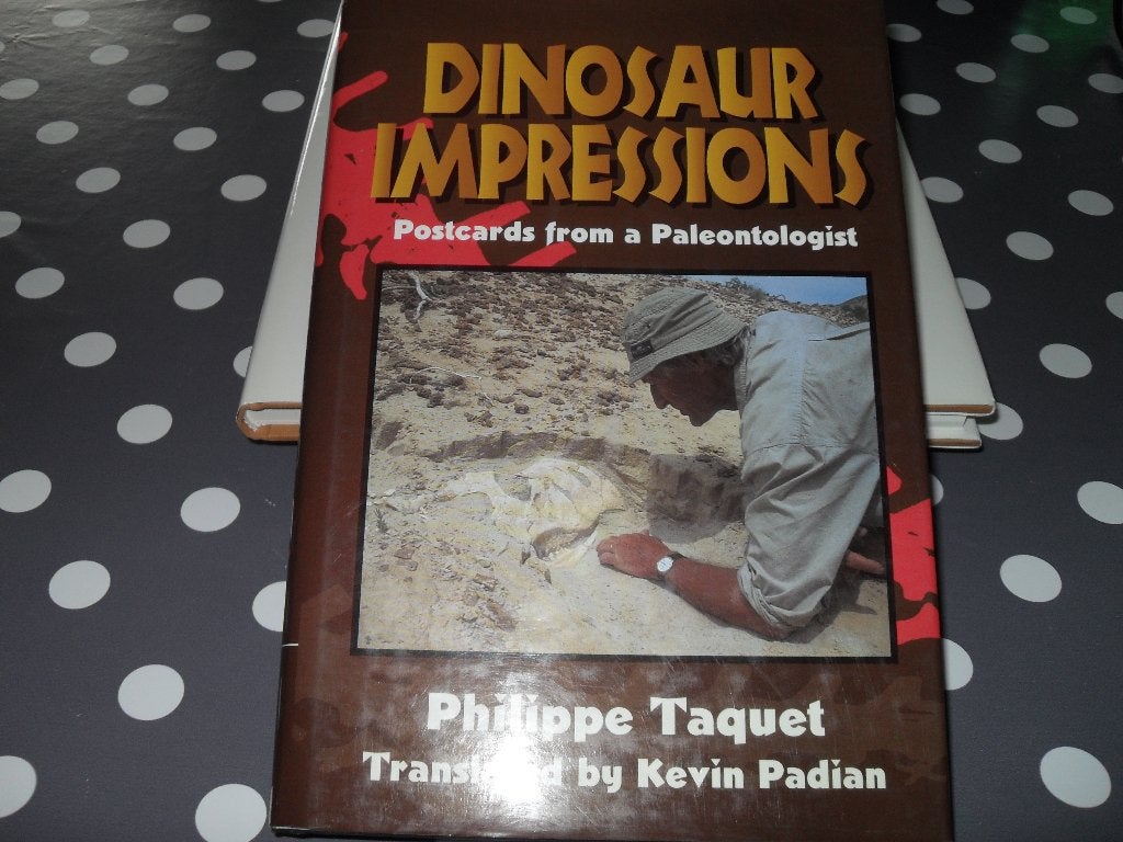 BOEK KEVIN PADIAN-PHILIPPE TAQUET:DINOSAUR IMPRESSIONS., Ophalen of Verzenden, Zo goed als nieuw, Los deel, Kevin Padian.